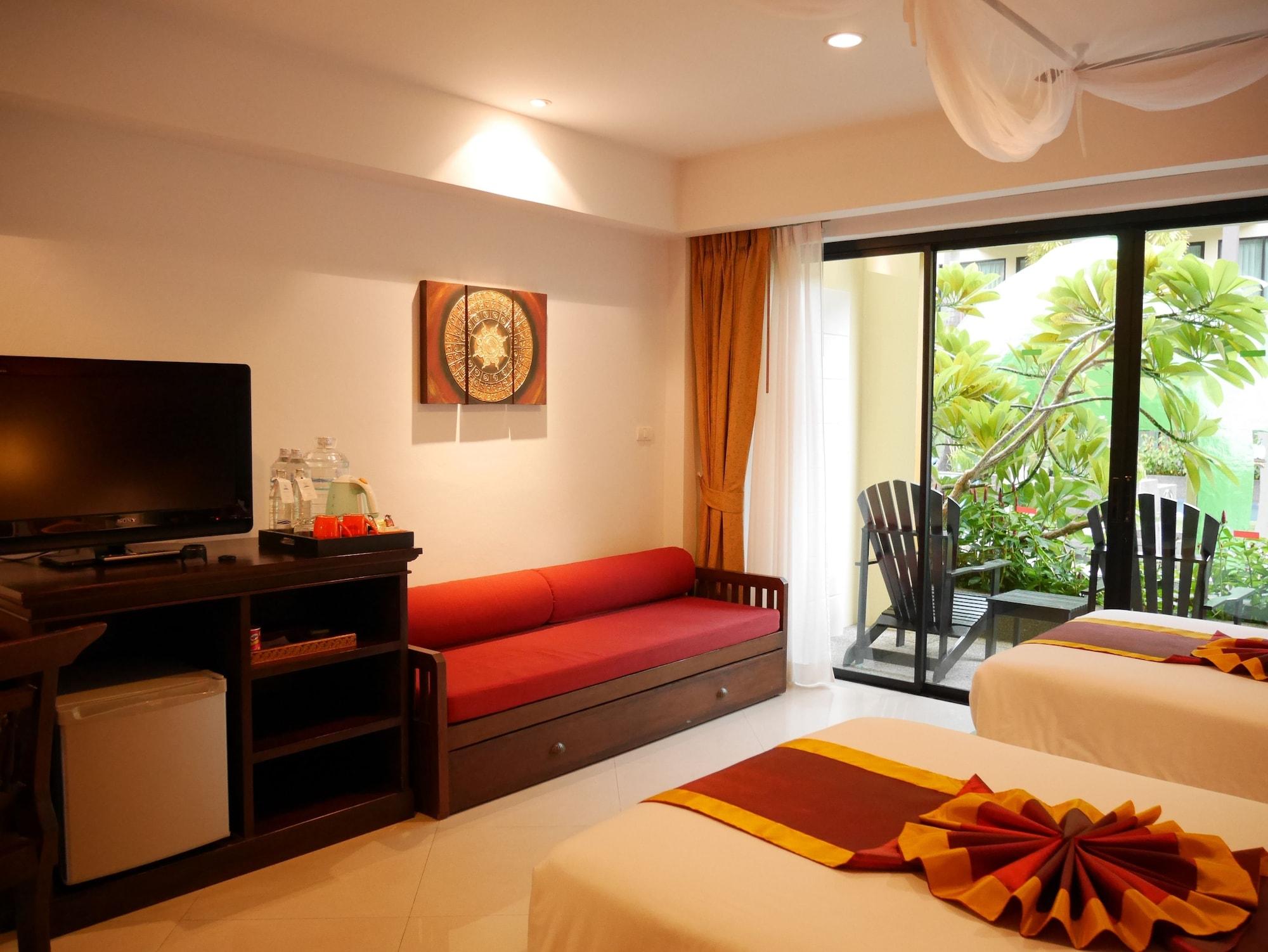 Deluxe Doppel-/Zweibettzimmer mit Zugang zum Pool